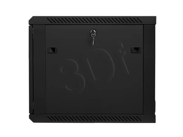 Lanberg - Rack kabinet - vægmonterbar - sort, RAL 9004 - 9U - 19