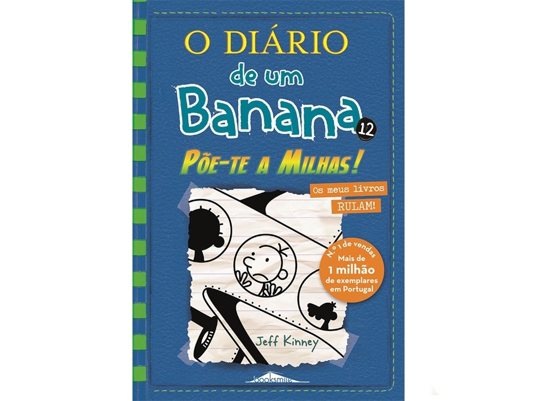 LIVRO O DIÁRIO DE UM BANANA 12 PÕE - TE A MILHAS! - JEFF KINNEY