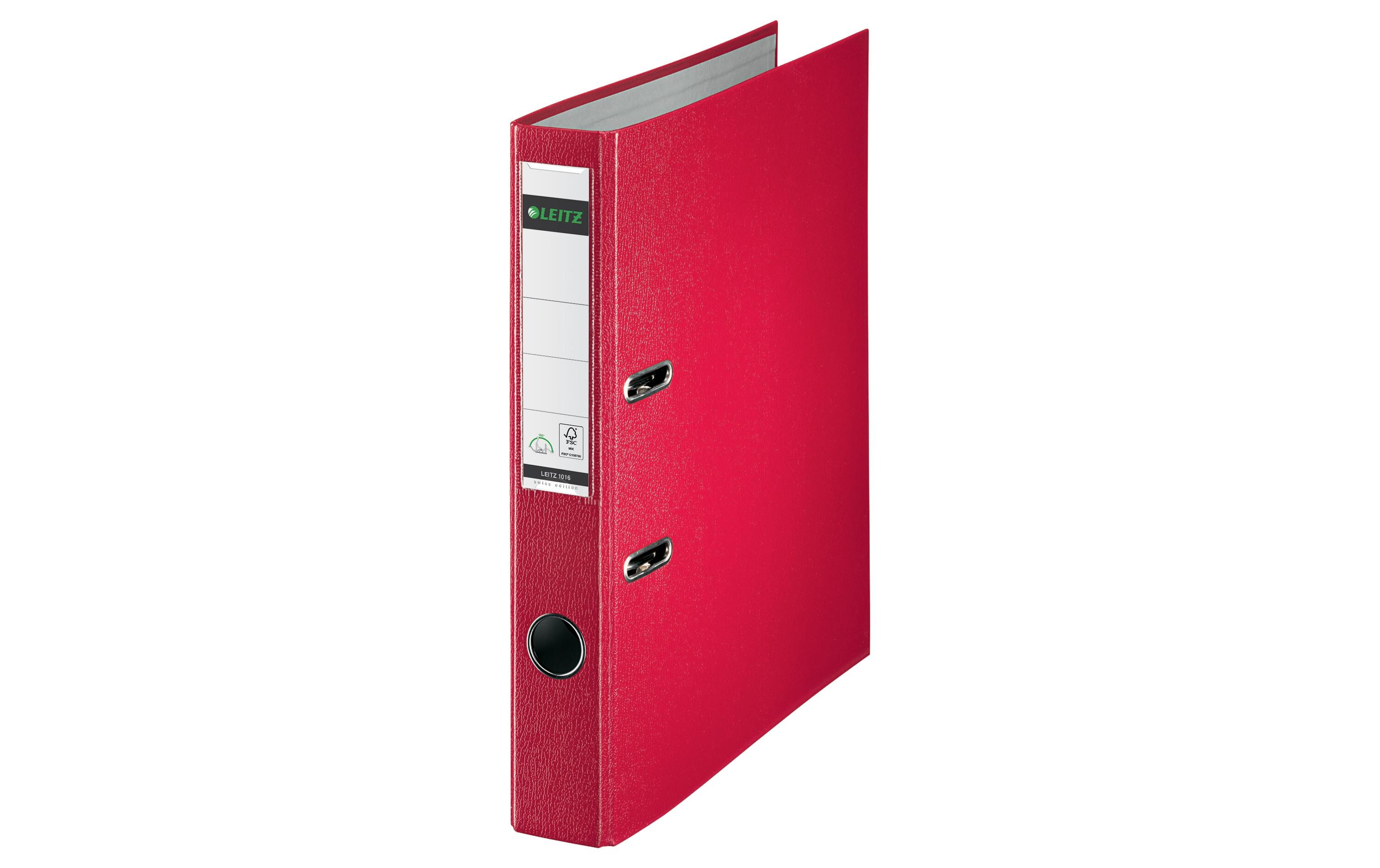Ordner Swiss Edition 180°, 5.2 cm, A4, RotQualitäts-Ordner mit 180°-Präzisionsmechanik
