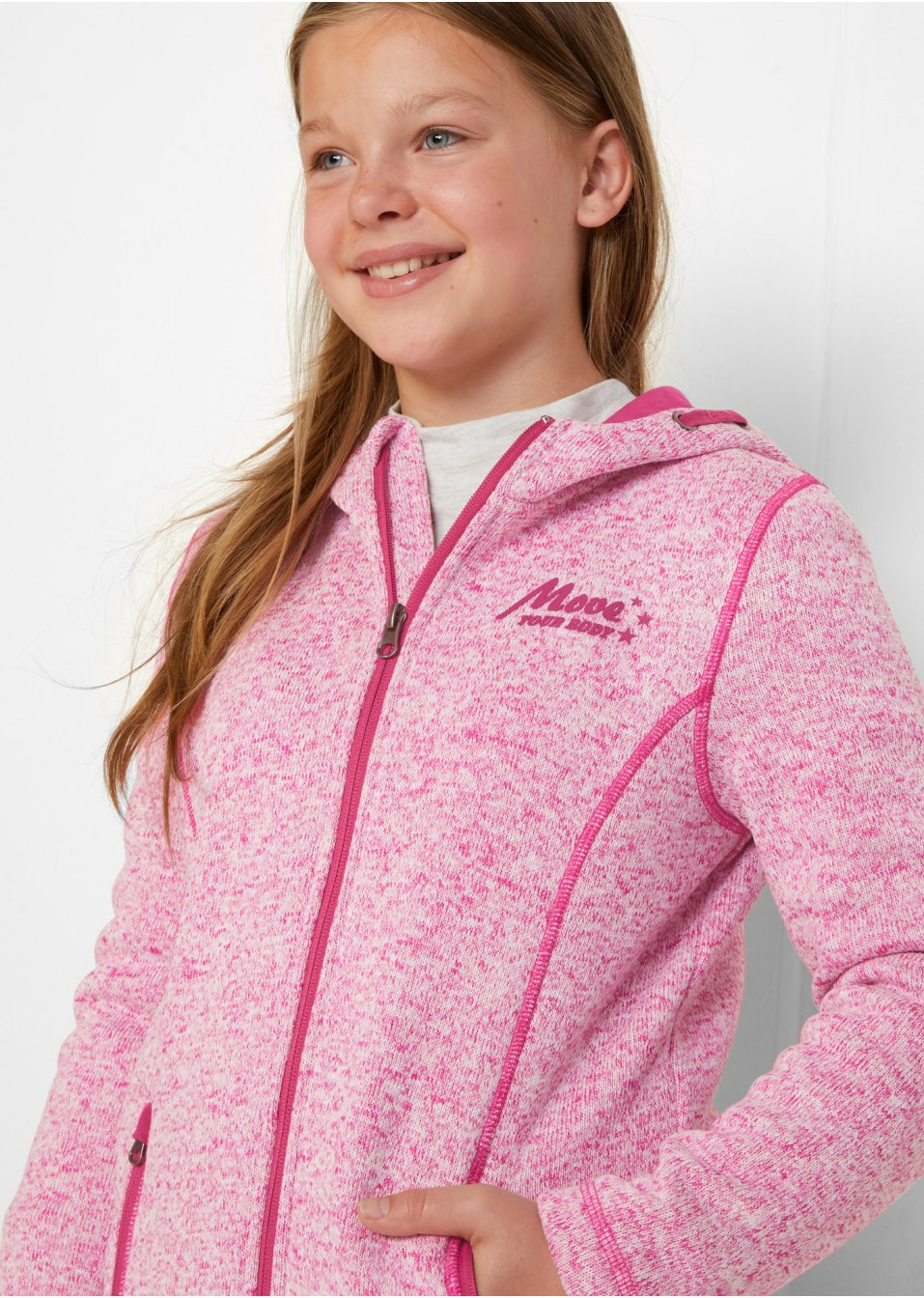 Veste en maille polaire thermo