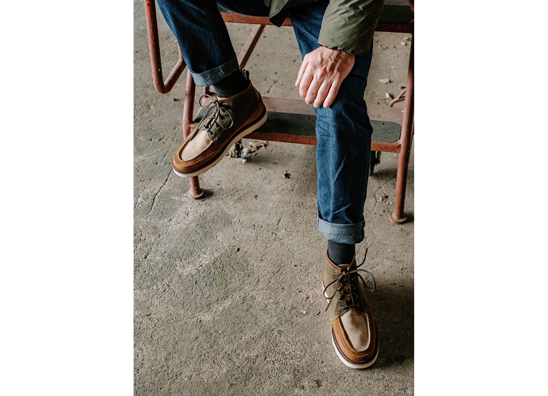 Dock mid kaki beige