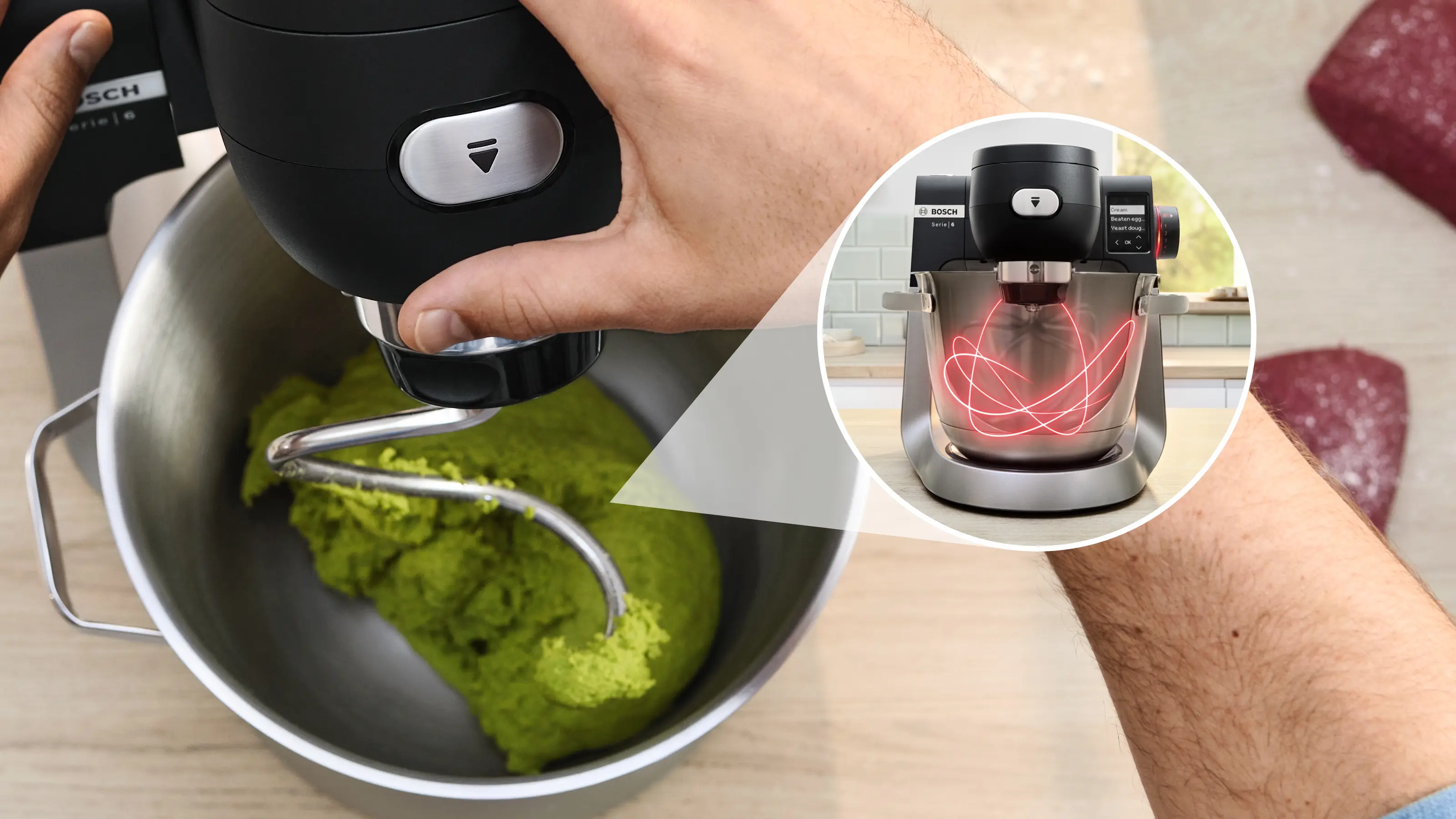 Serie 6 Keukenmachine met weegschaal en timer 1600 W Zwart, RVS
