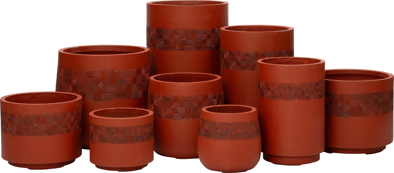 Intratuin bloempot Henry terracotta D 37 H 31 cm