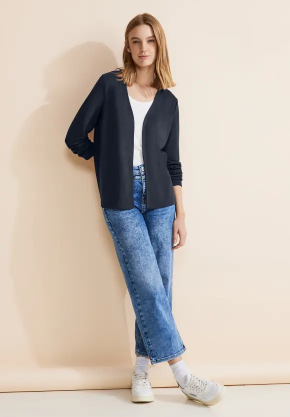 Sommer Strickjacke - deep blue