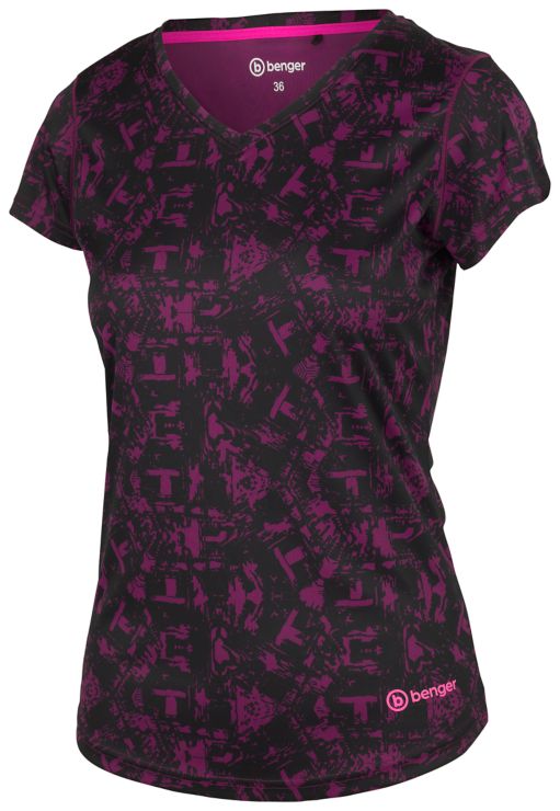 BengerRunning Shirt AOP - gemustert