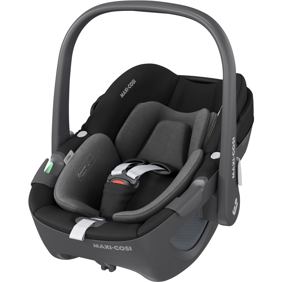MAXI COSI Set Babyschale Pebble 360 Essential Black plus Basisstation FamilyFix 360
