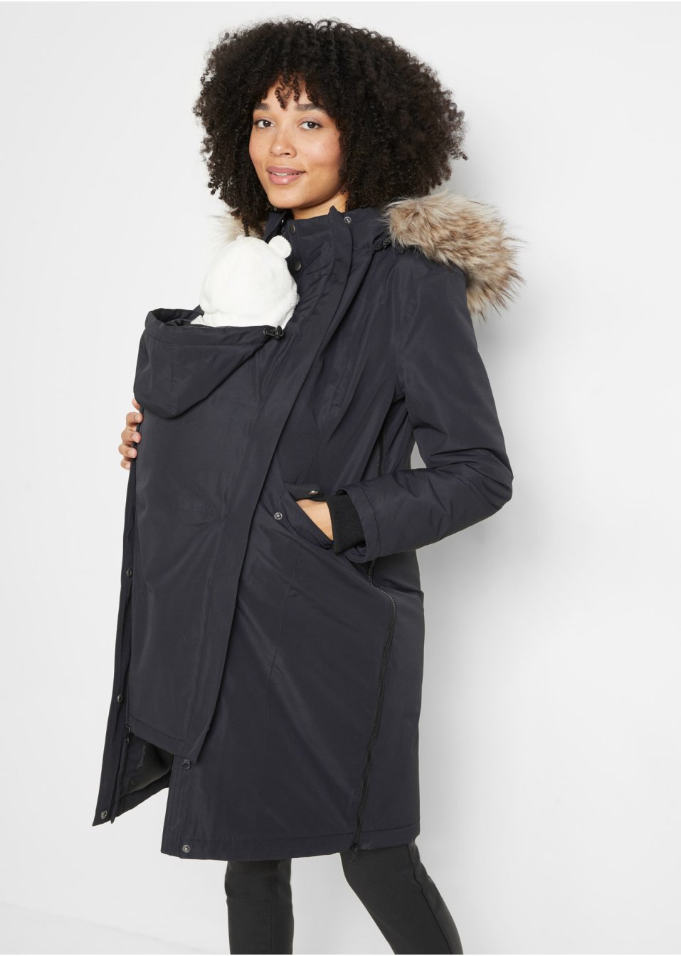 Manteau de grossesse thermo avec fonction portage