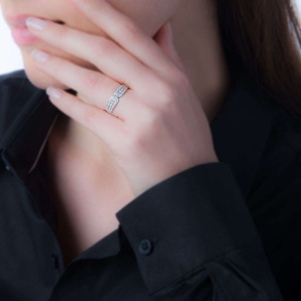 Bague Absa Or Blanc Diamant