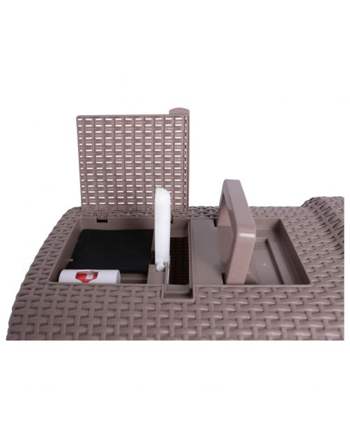 Adori Kattentoilet Rattan 69x42x41 cm - Kattenbak
