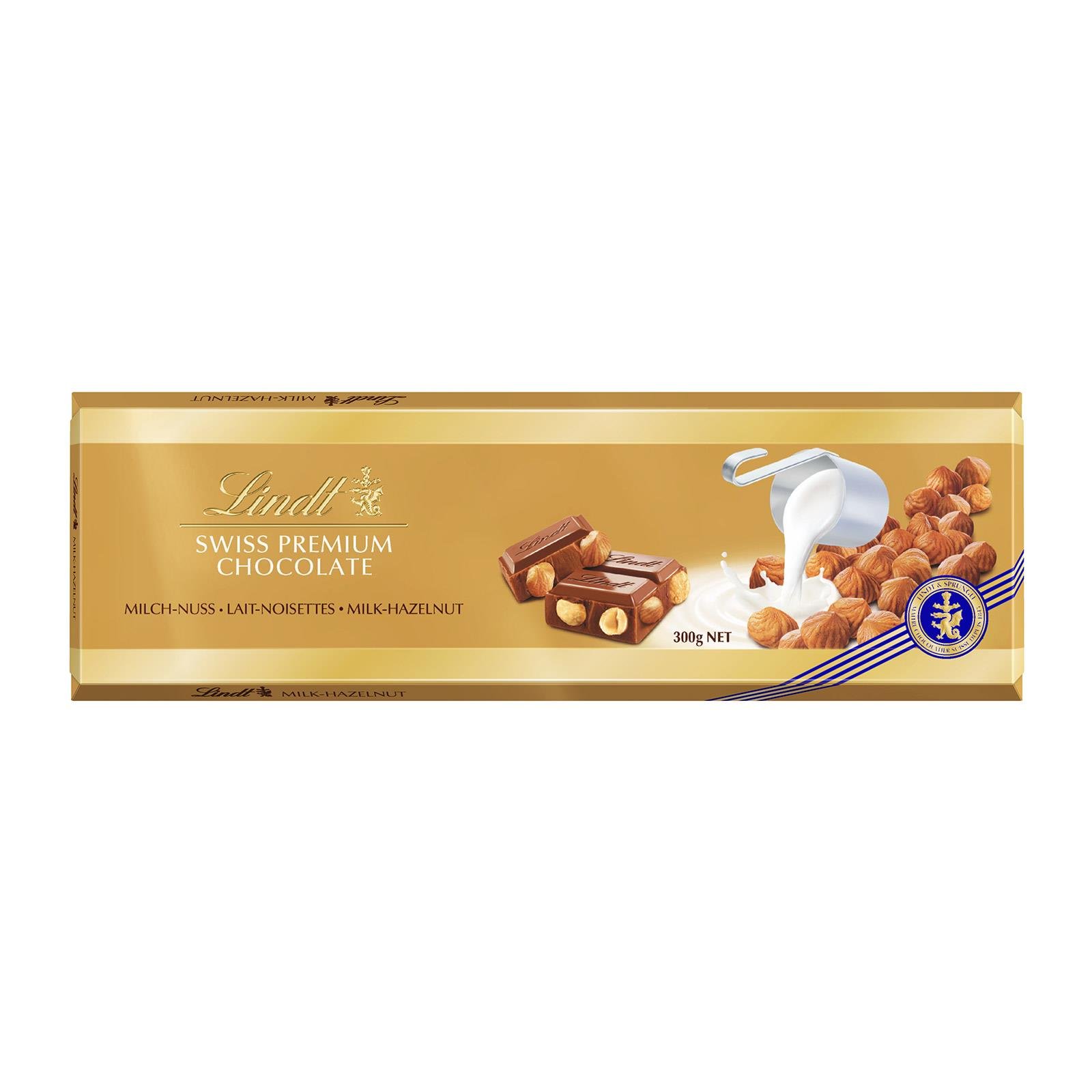 Lindt Goldtafel Milch-Nuss