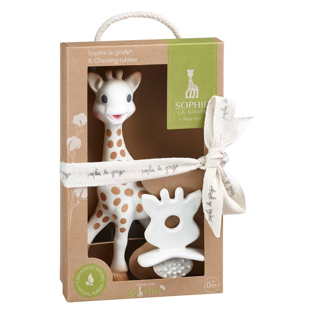 SOPHIE LA GIRAFE ET CHEWING RUBBER SO PURE