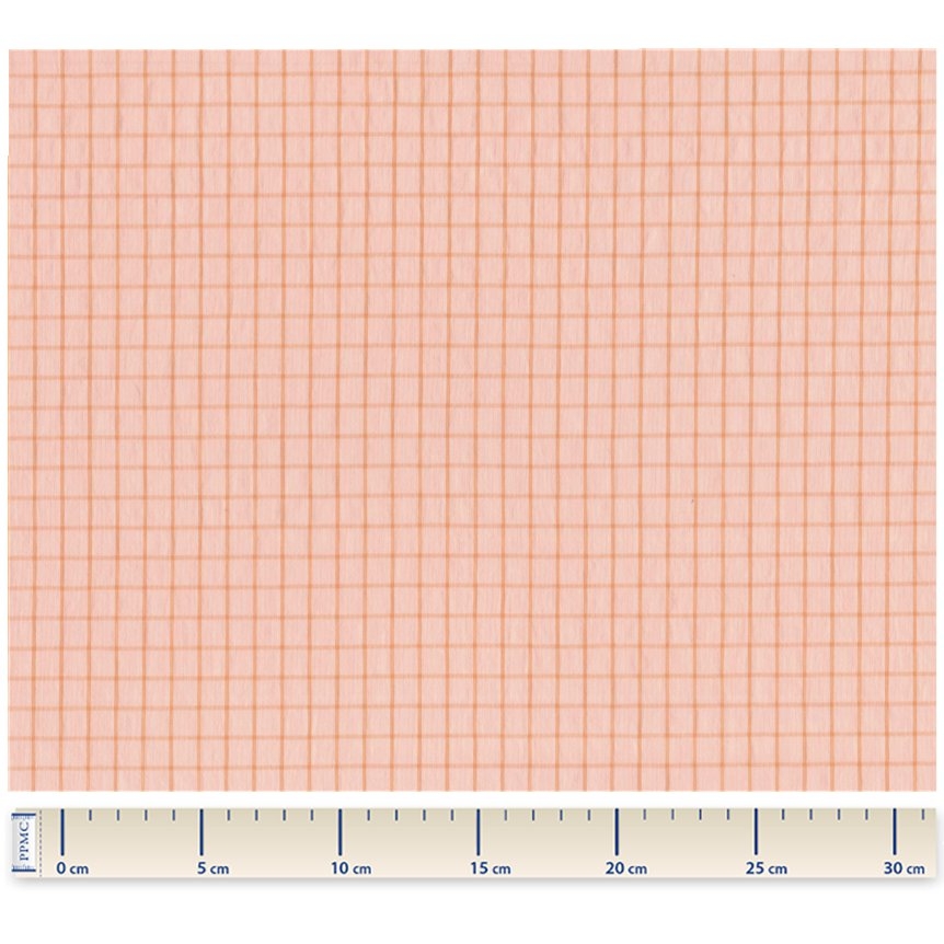 Tissu Coton Au Mètre Ex2530 Carreaux Bicolores Rose Poudré