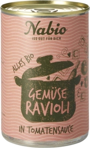 Nabio Gemüseravioli in Tomatensauce, 400 g