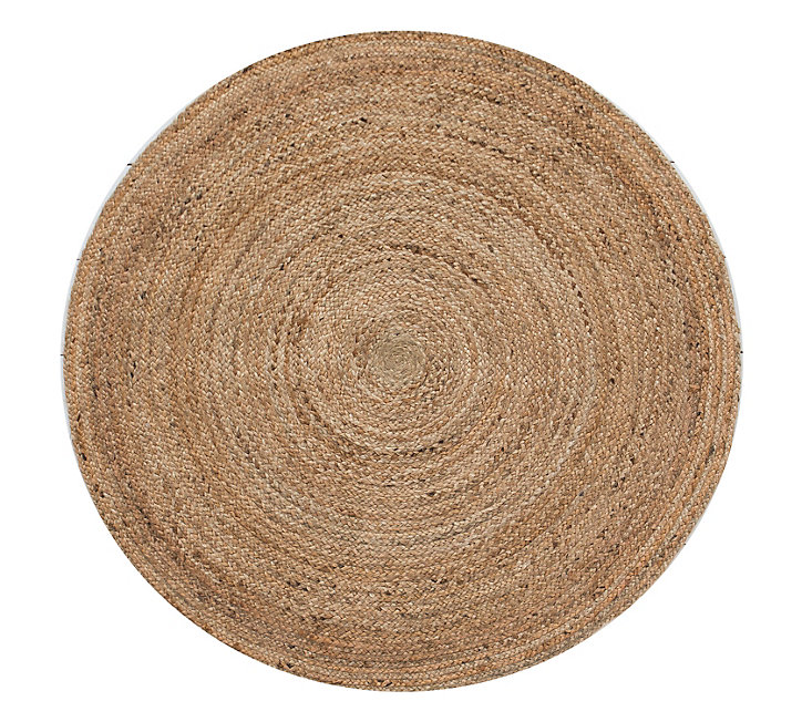 Tapis jute naturel rond Deco&Co Ø160cm