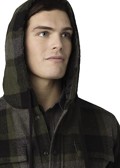 PRANA - CHEMISE ASGARD HOODED FLANNEL M