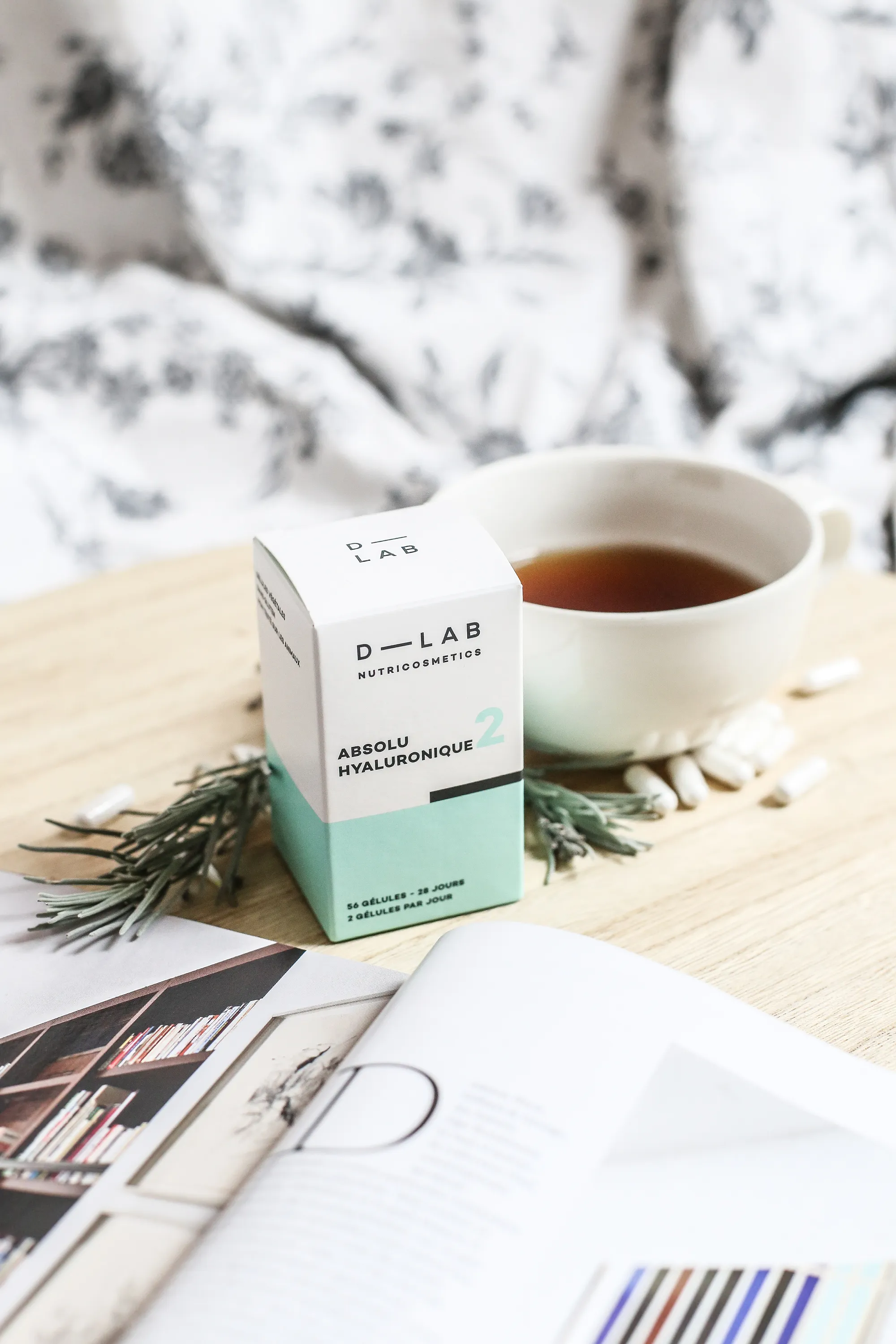 D-LAB Nutricosmetics Complément alimentaire peau Absolu Hyaluronique-90 g