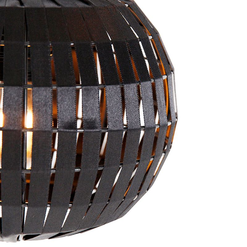 Moderne hanglamp zwart 3-lichts - Zoë