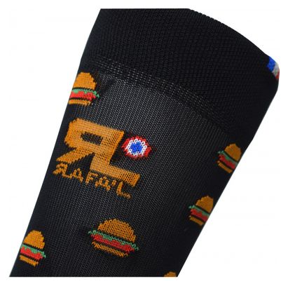 Chaussettes Rafal Funny Burger Noir