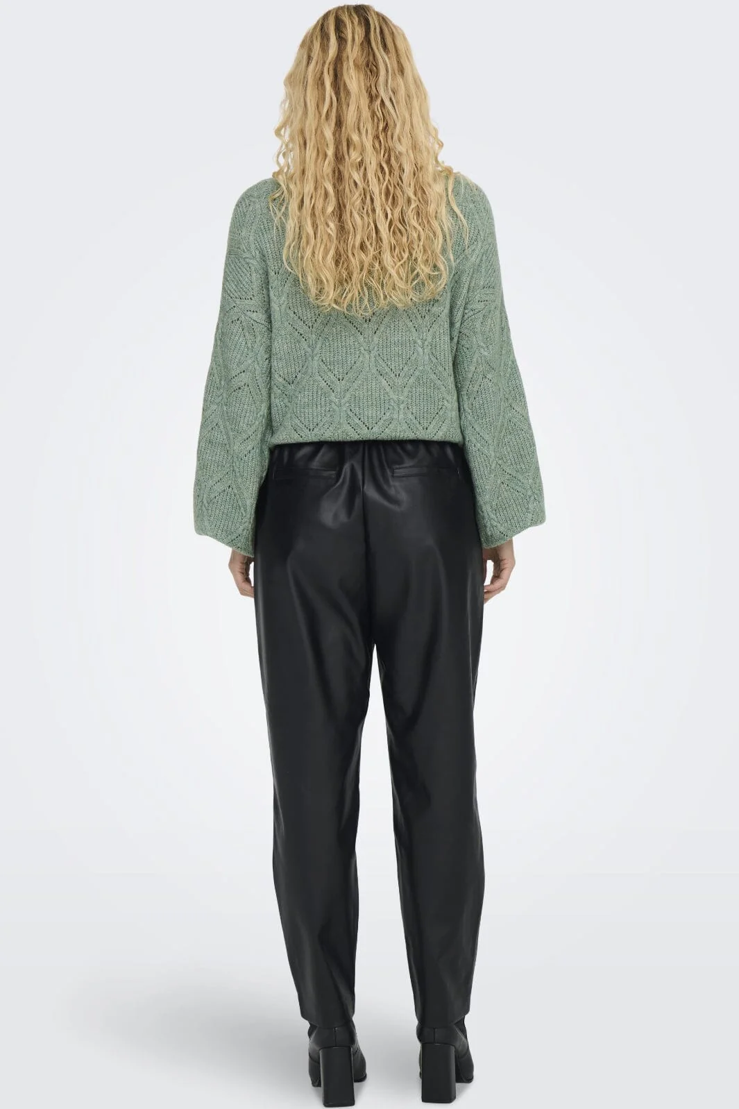Only Onlmynte Faux Leather Pants 15341146 4676677 black