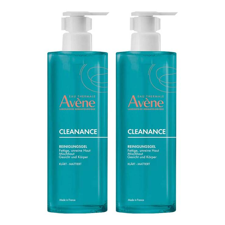 Avene Cleanance Reinigungsgel, 2x400 ml