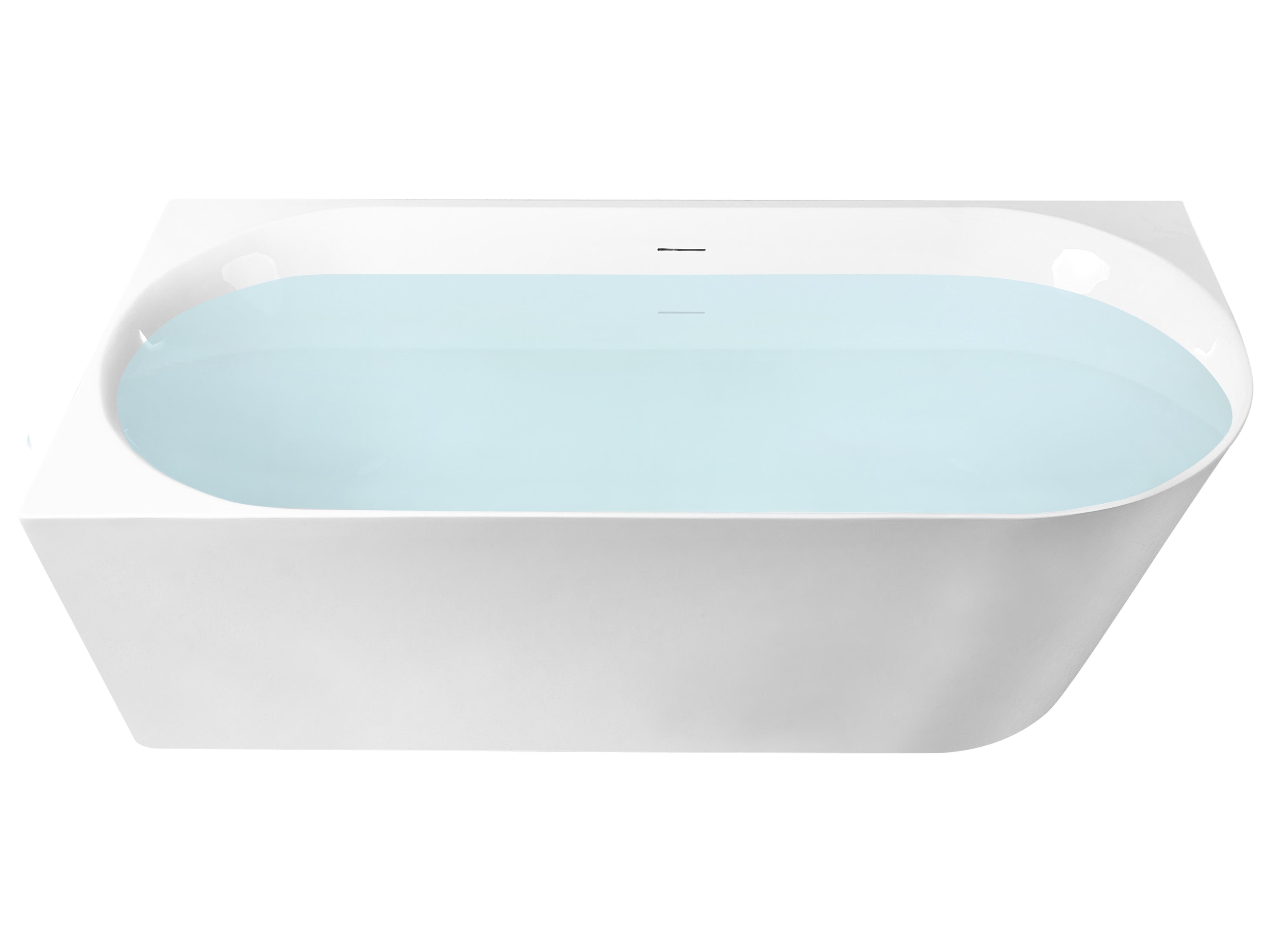 Hoekbad RENACA rechtszijdig 170 x 79 cm Wit
