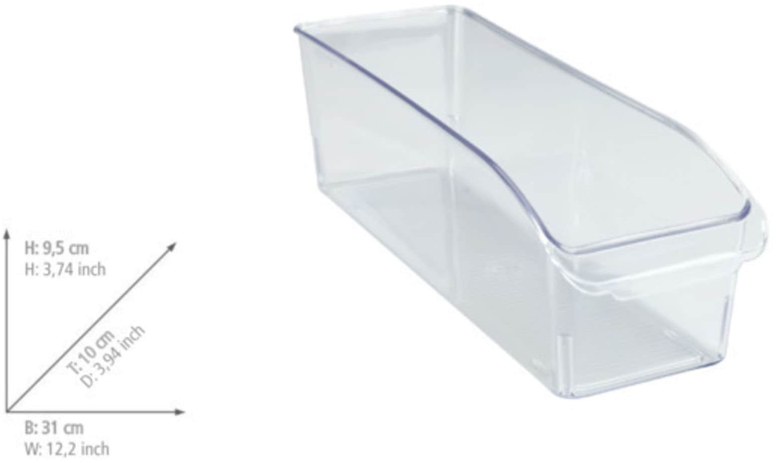 WENKO Aufbewahrungssystem »Kühlschrank-Organizer-Set« Set, 3 Stk. tlg. Boxen für Vorräte & Lebensmittel, für Kühlschrank & Vorratsschrank
