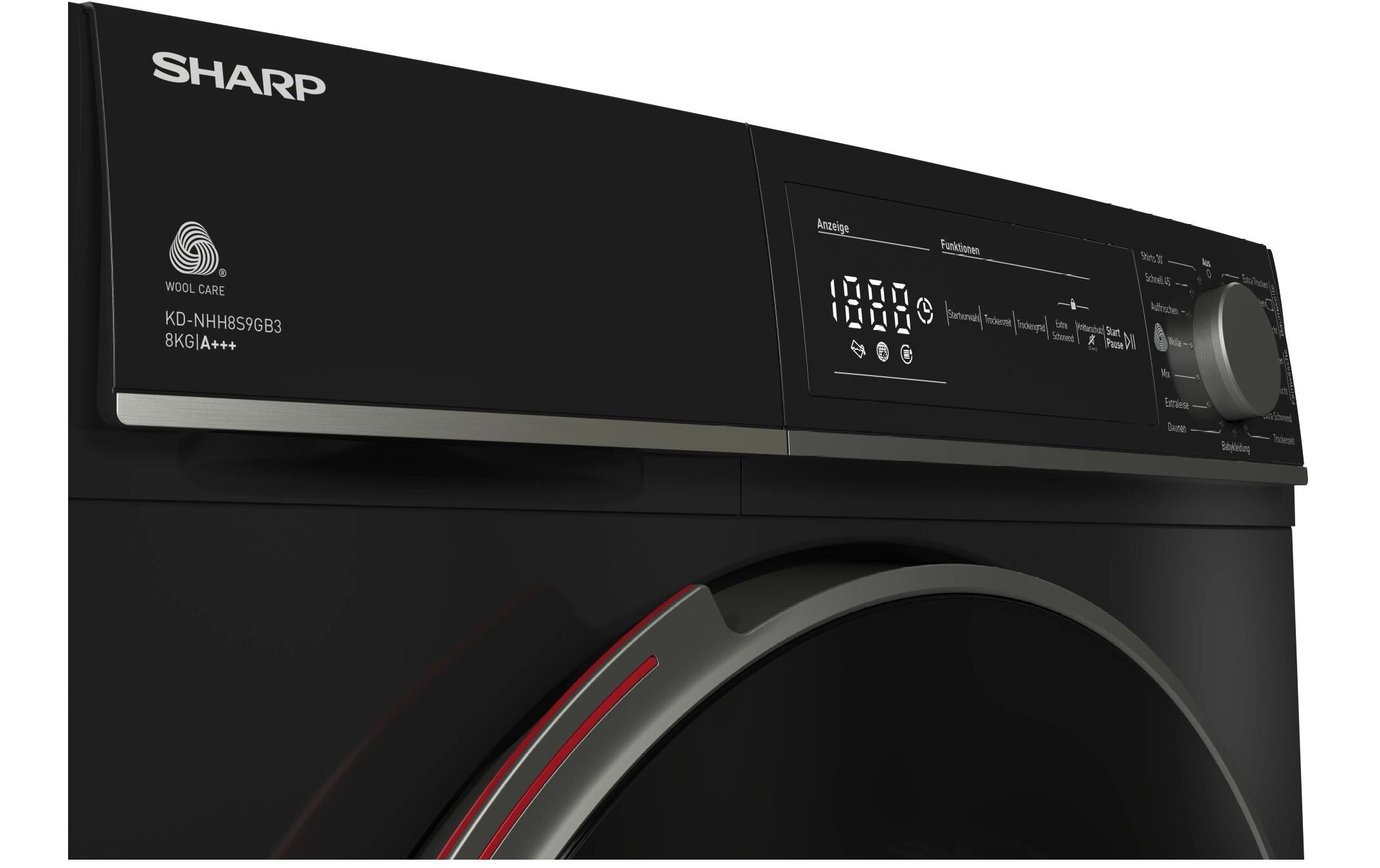 Wäschetrockner KD-NHH8S9GB3-DE Rechts<br>Wärmepumpentrockner