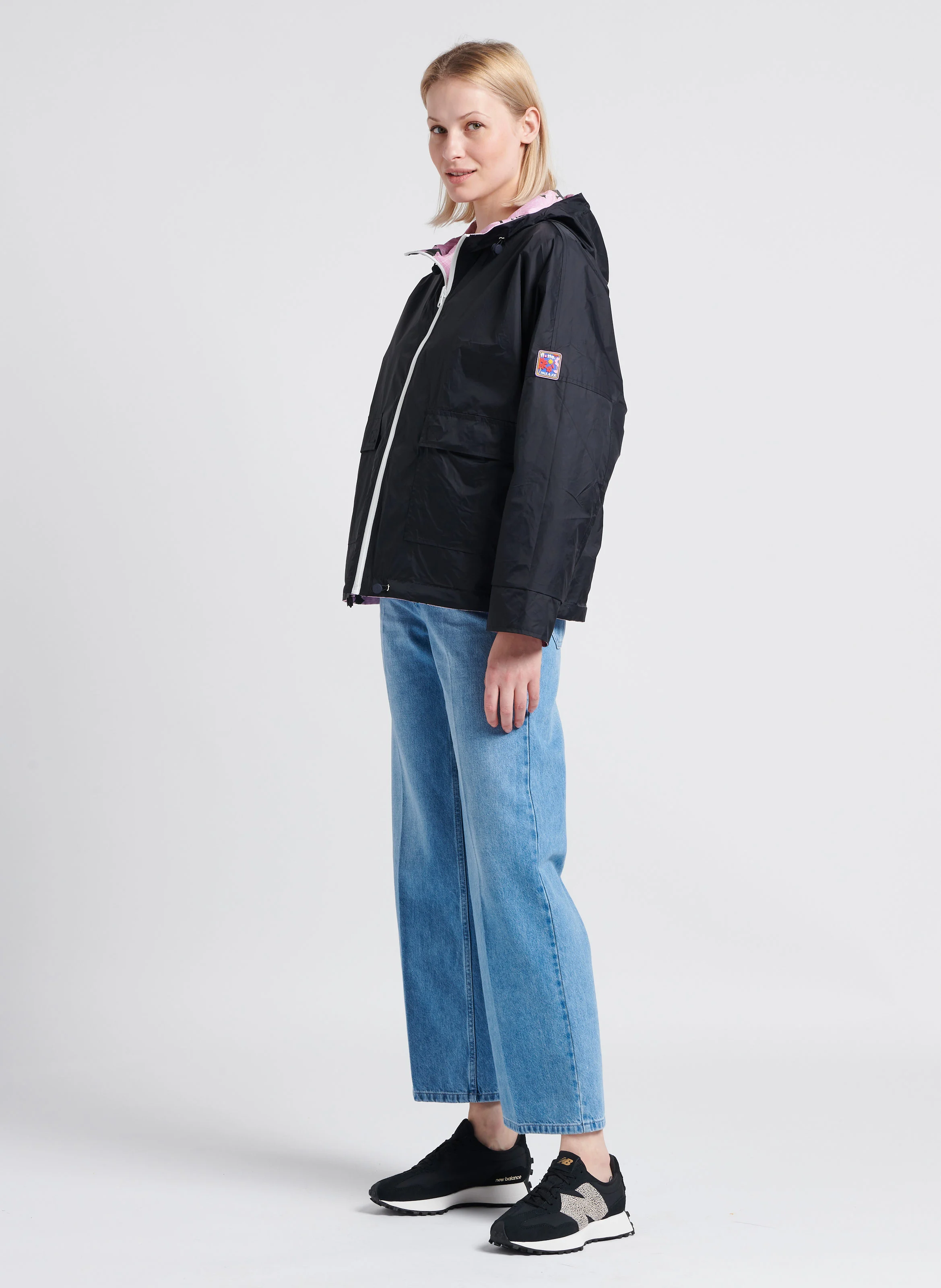 SWANN - Jean droit large taille haute| Bleu
