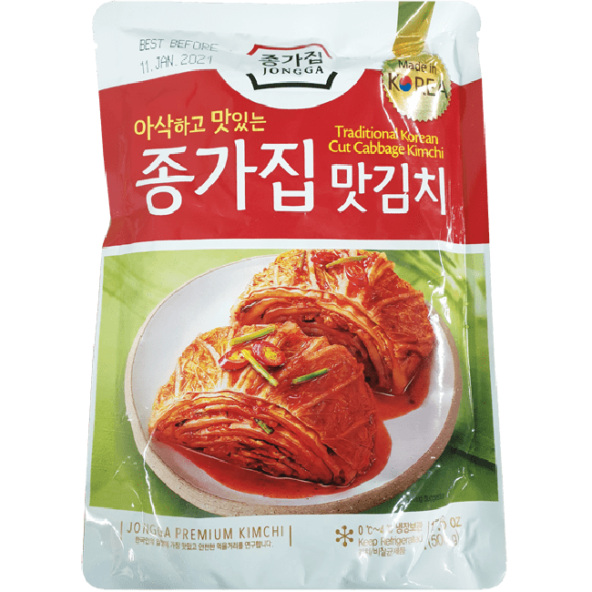 Jongga Traditionele Koreaanse Gesneden Kool Kimchi 500g