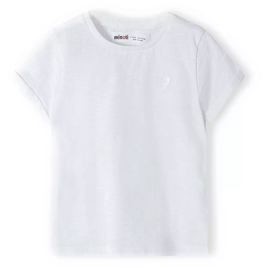 MINOTI 4er-Pack T-Shirts WeißBlauRosa