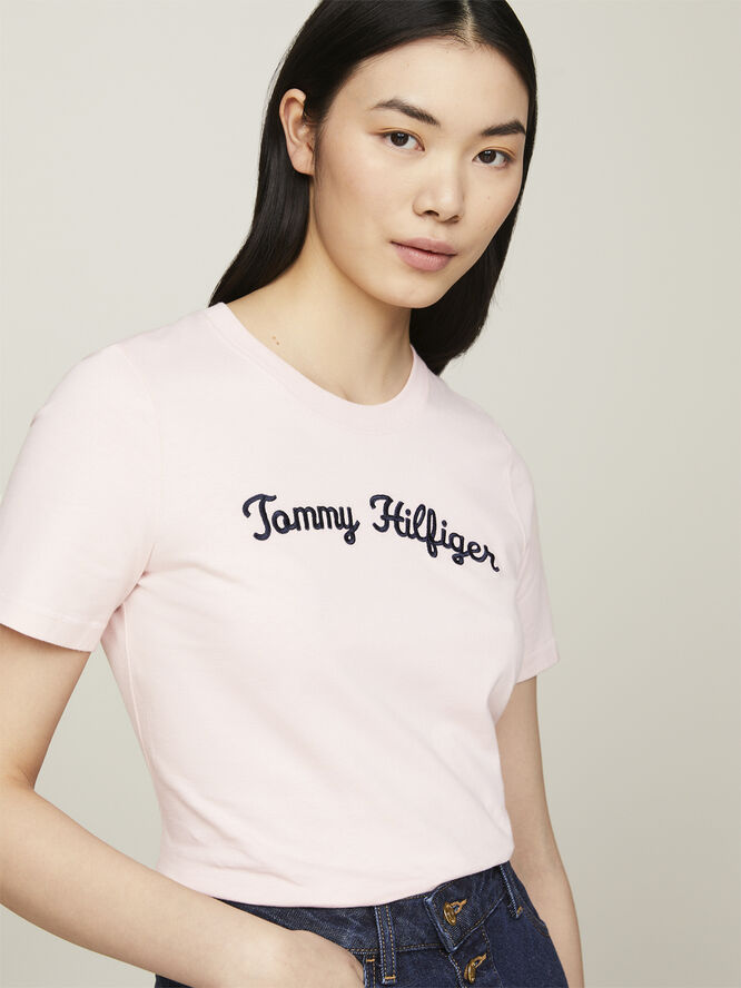 Tommy Hilfiger REG SCRIPT C-NK SS Tio