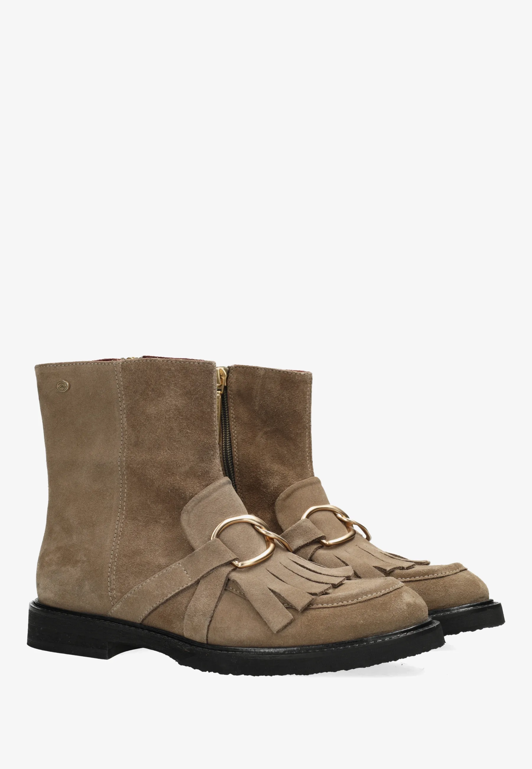 PARIS HAY ankle boot suede Dark Taupe