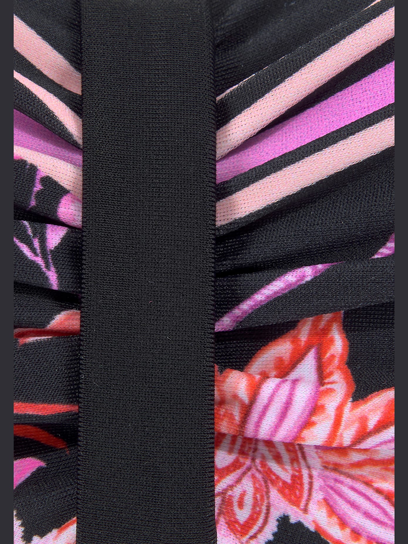 Haut de bikini bandeau à armatures imprimé floral tendance