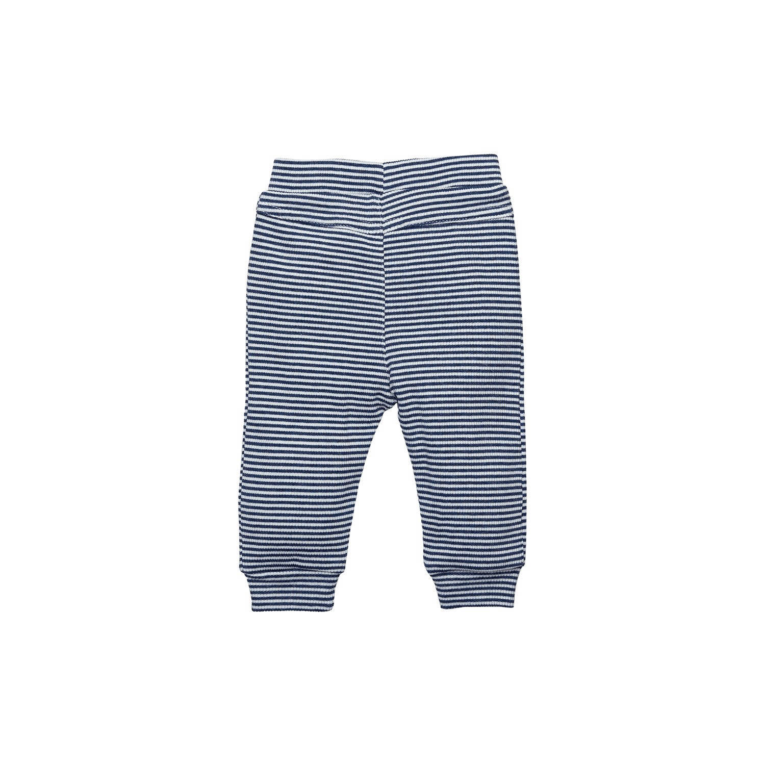 BESS baby gestreepte broek blauw