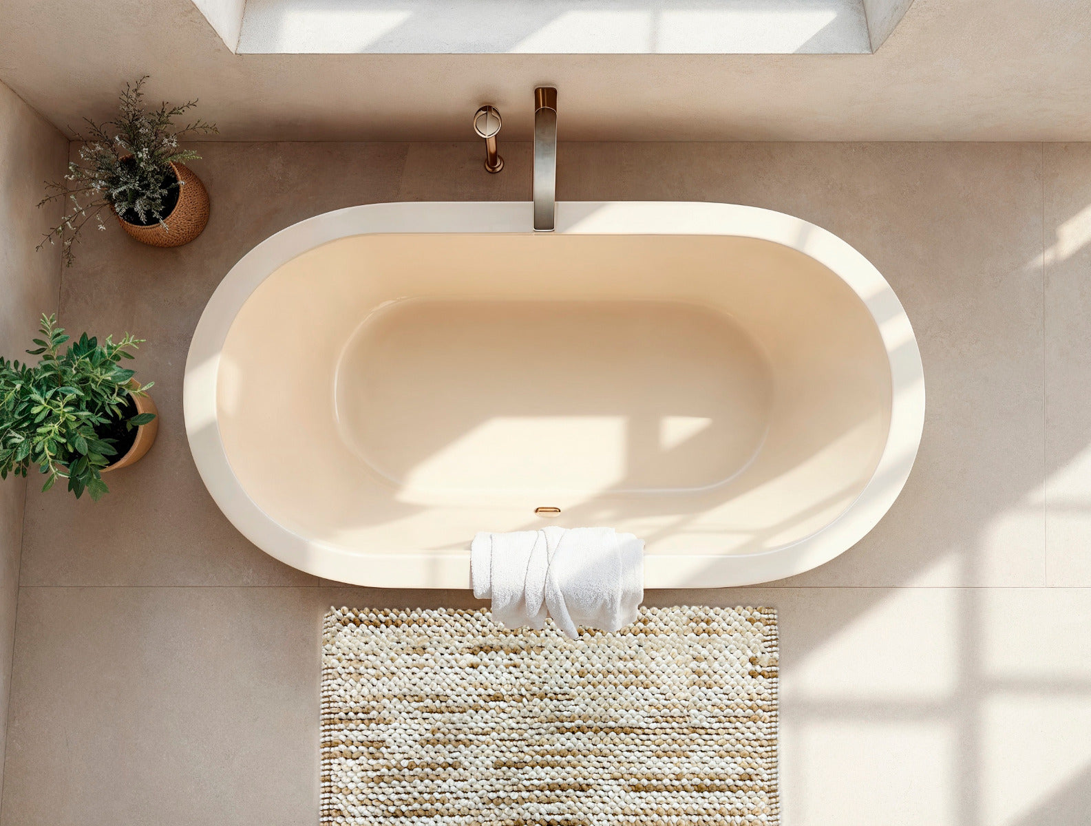 Zo Home Bidetmat Vasco - 60x60cm natural