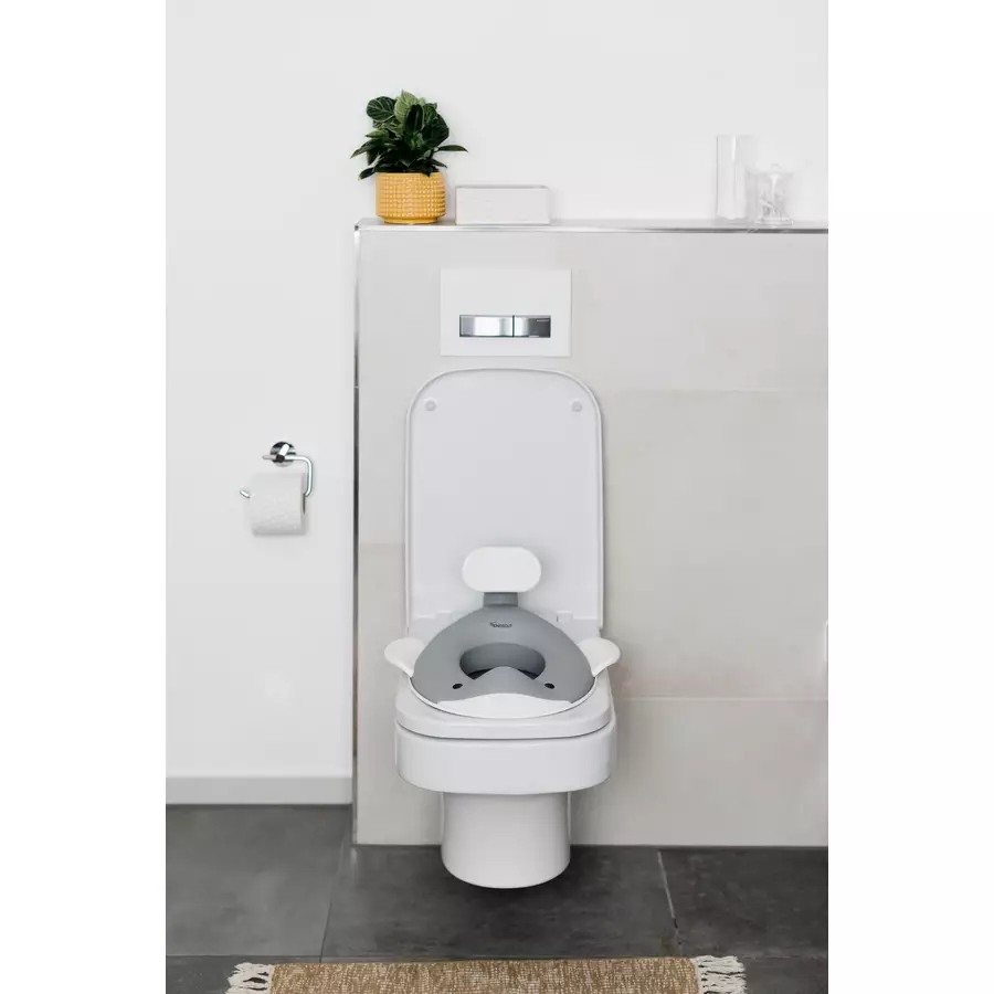 KINDSGUT Toilettenaufsatz Wal dunkelgrau