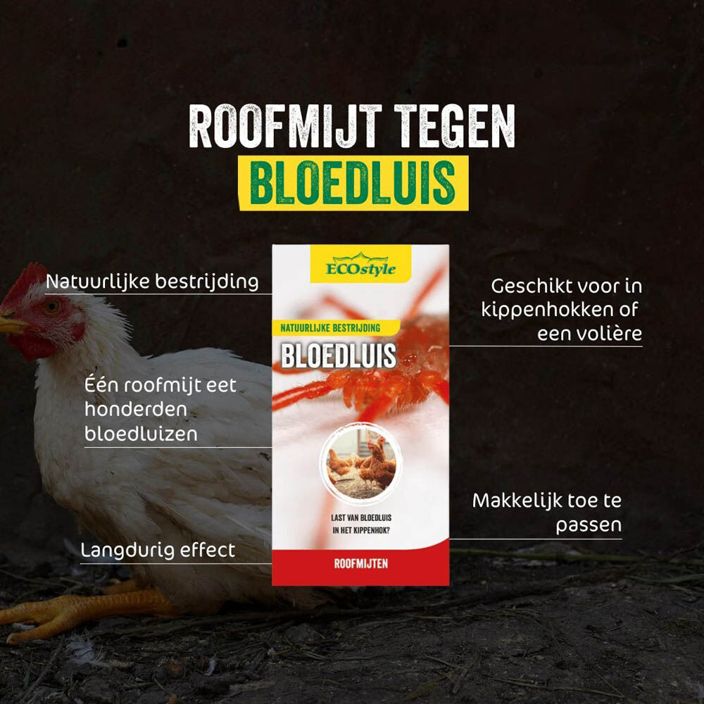 ECOstyle Roofmijt - Tegen bloedluis - 5 m2