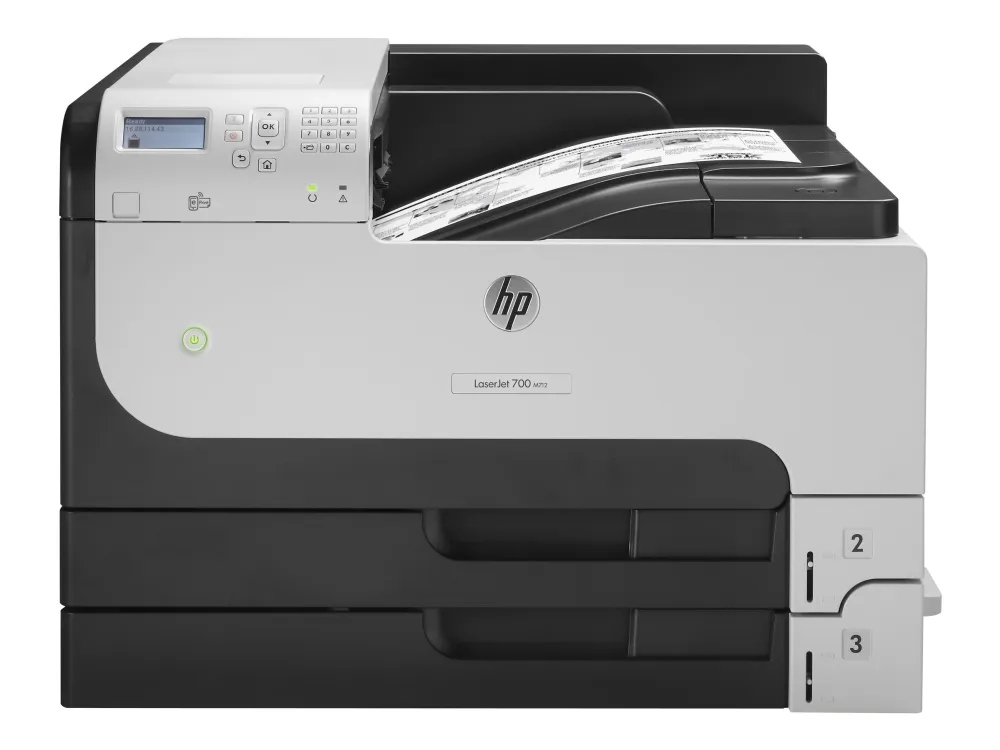 HP LaserJet Enterprise 700 Printer M712dn - Printer - S/H - Duplex - laser - A3/Ledger - 1200 dpi - op til 41 spm - kapacitet: 600 ark - USB, Gigabit LAN, USB vært