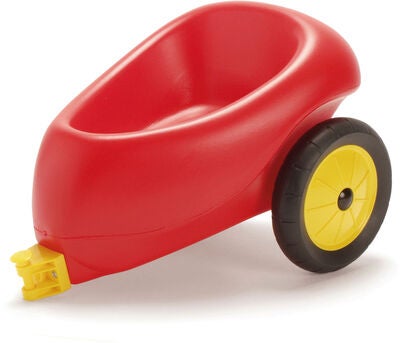 Dantoy Tilhenger Gummihjul, Rød/Blå