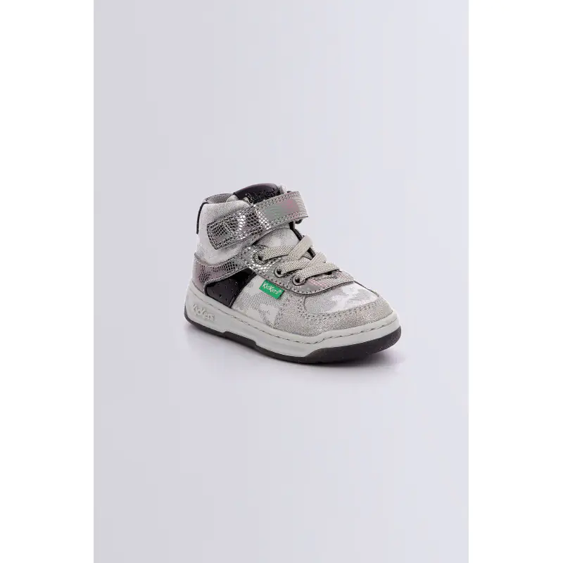 KICKALIEN ARGENT NOIR SNEAKERS HAUTES Synthétique Fille