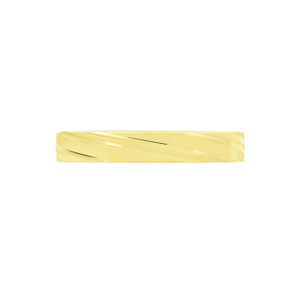 Alliance Eros Brossee Ruban Plat Or Jaune