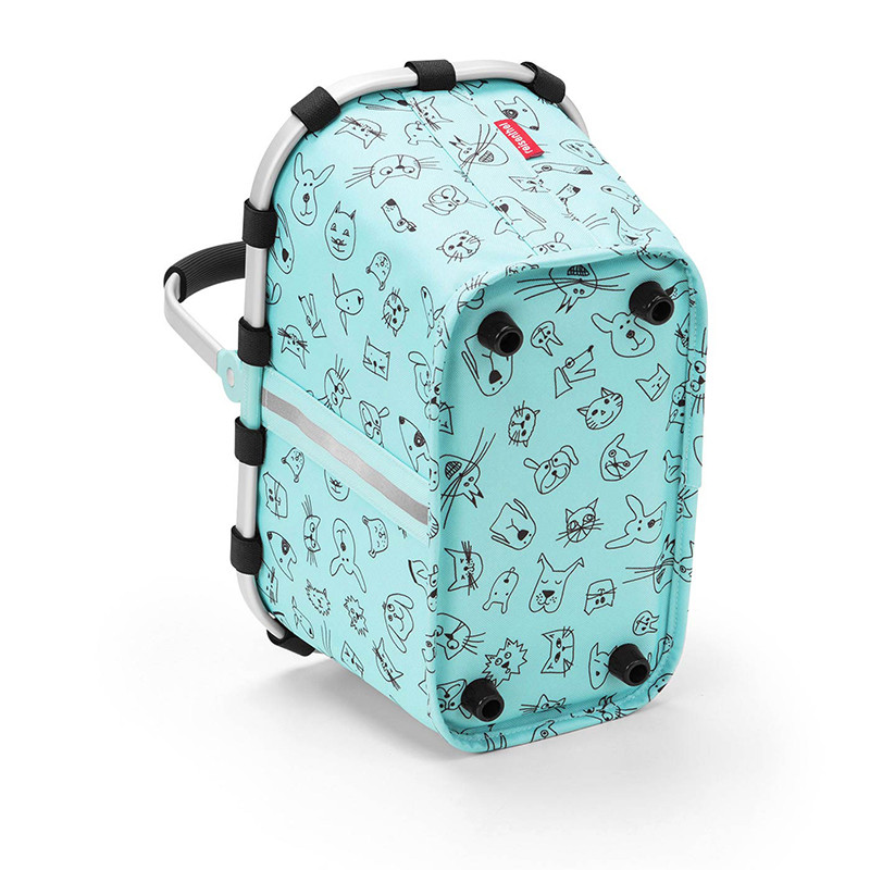 Panier à provisions Isotherme Carrybag XS kids 33 cm Cats and Dogs Mint
