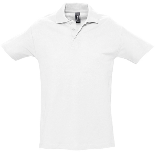 Polo De Manga Corta Liso 100% Algodón De Primera Calidad Sols Spring Ii