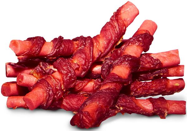 SNACKIES® Hundesnack Entenbrust mit Rote