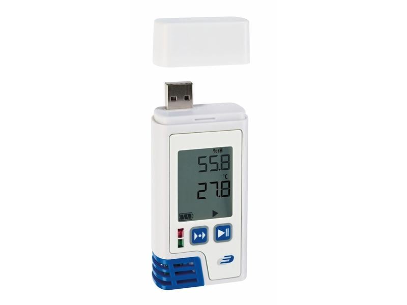 TFA Dostmann Thermo-Hygro-Datenlogger LOG210 Datenlogger für Temperatur und Feuchte mit PDF-Ausgabe