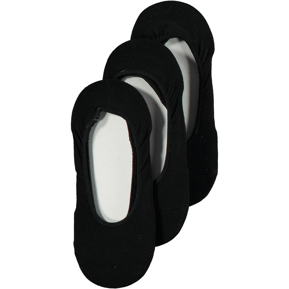Dames footies  3-Pack Zwart kopen? Goed en goedkoop