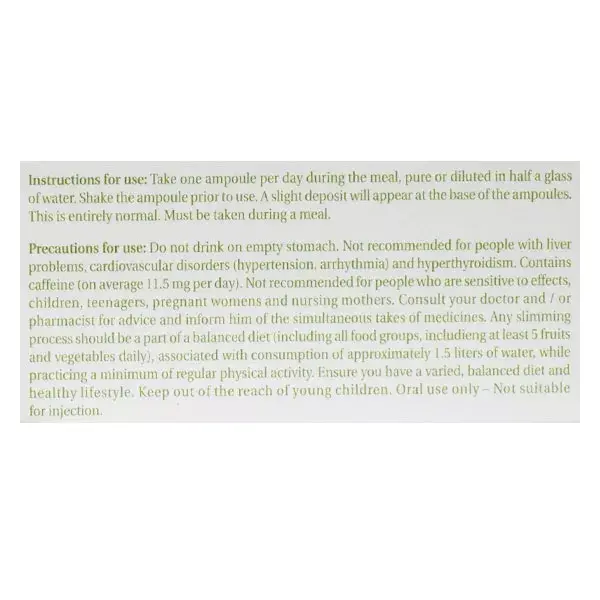 Herbesan Guarana Brûle-Graisse Bio 20 ampoules 15ml