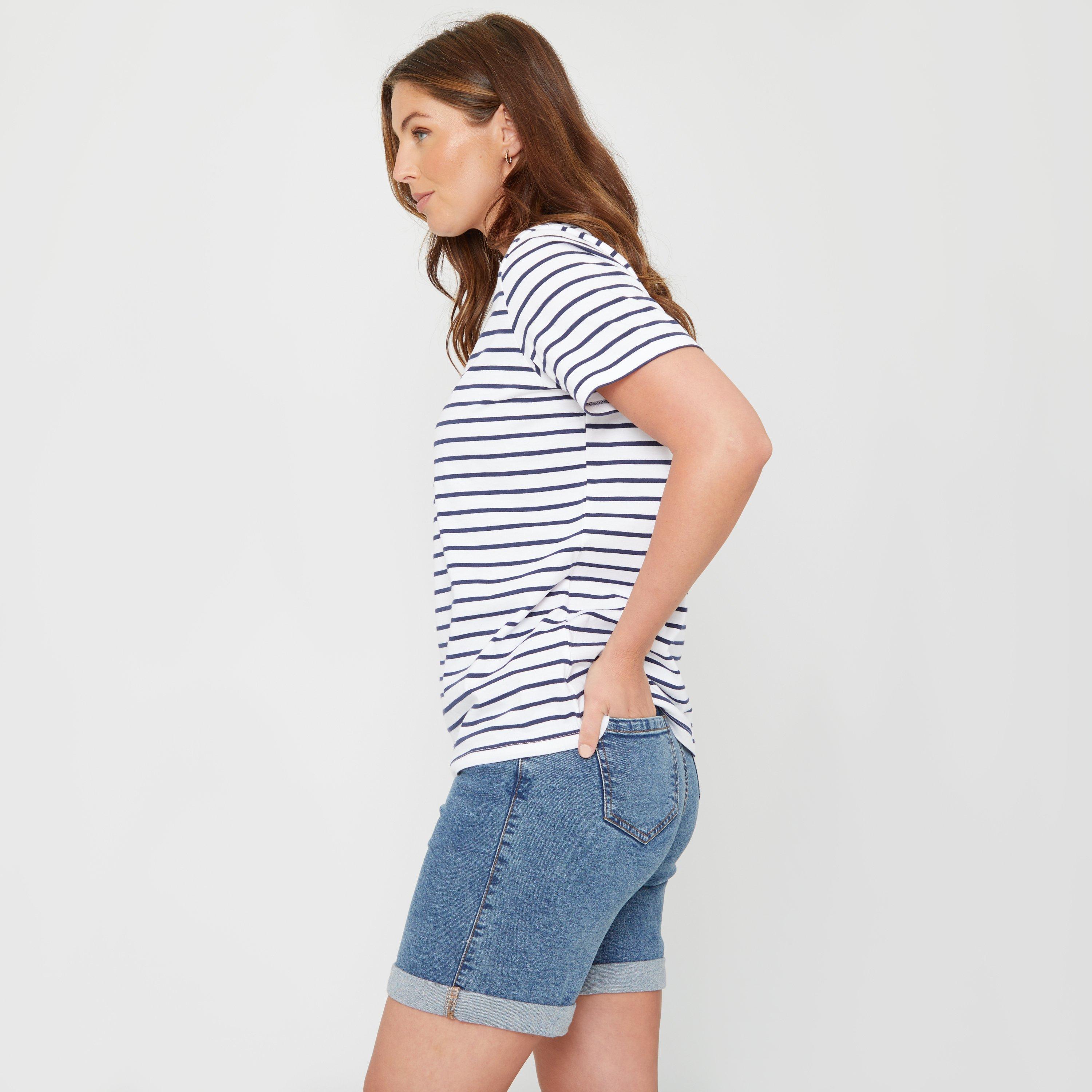 Be You Denin longer Length Short