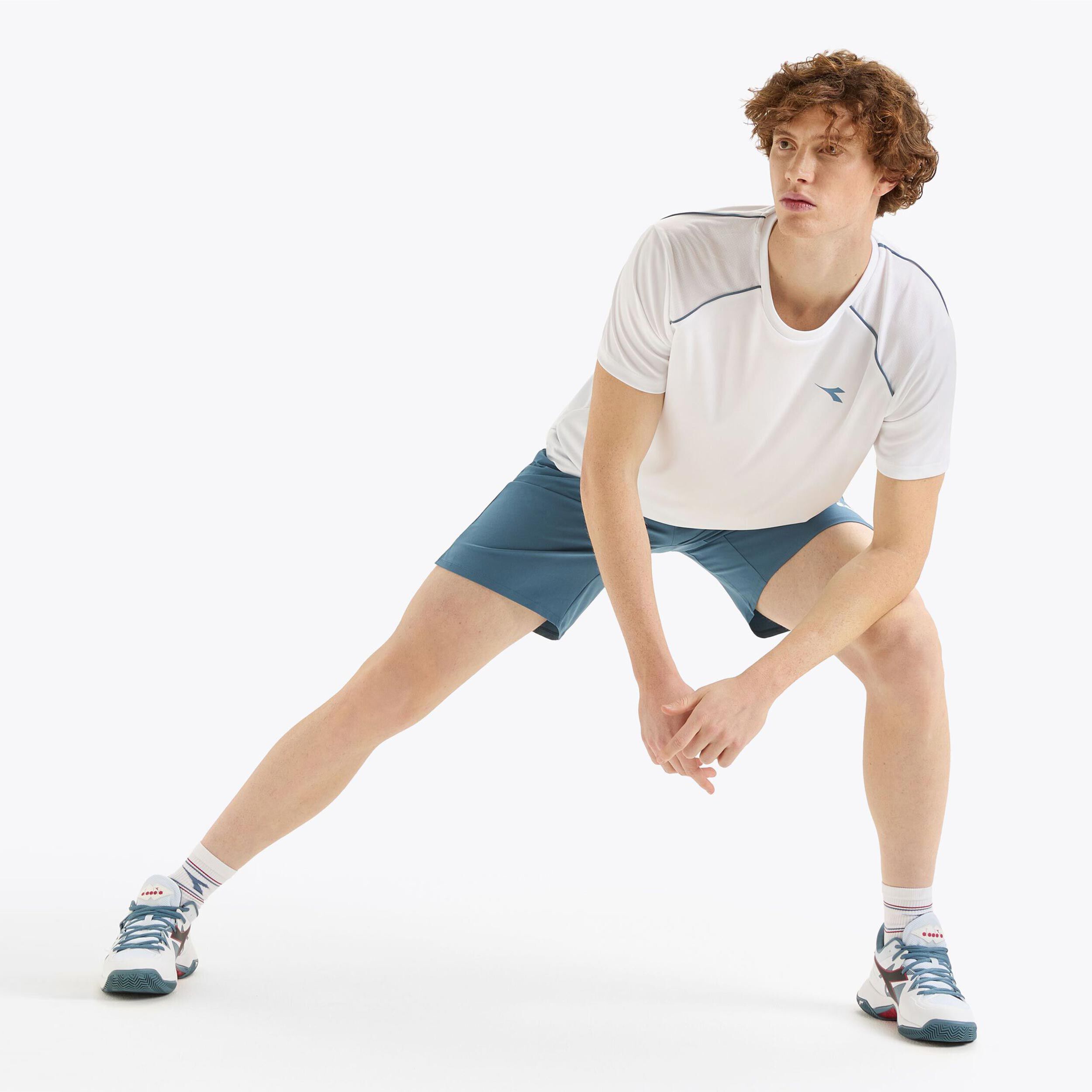 Diadora Core 9In Shorts Hommes - Bleu Petrol