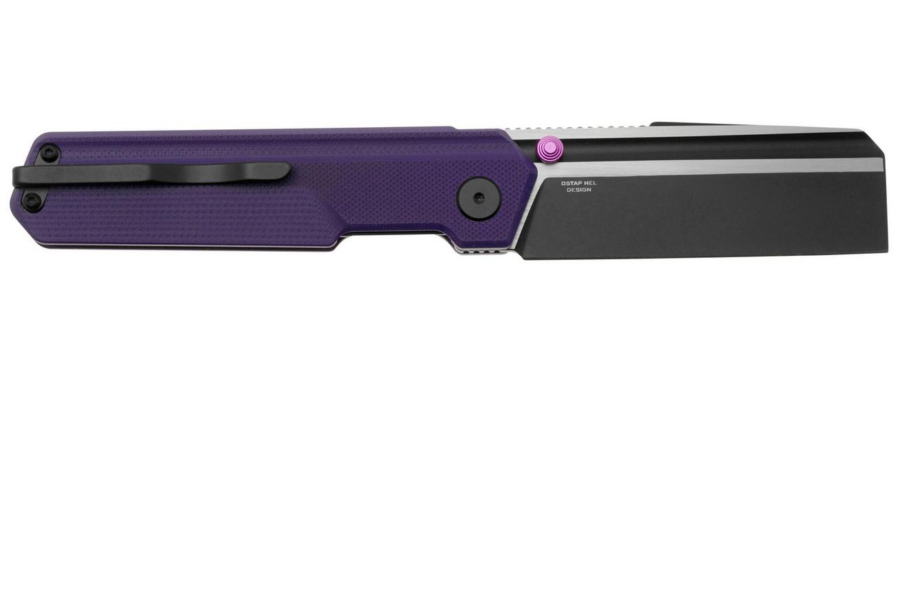 Bestech Tardis BG54B Purple G10, zakmes, Ostap Hel design